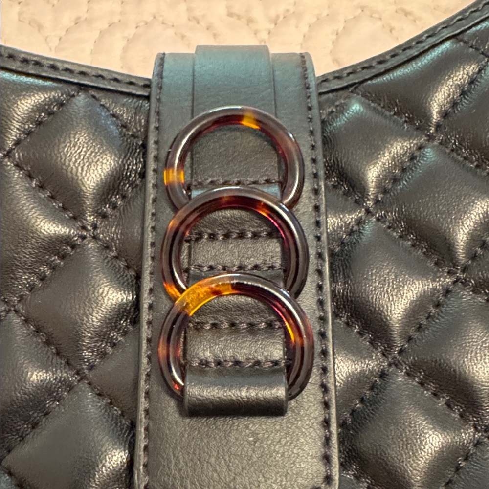 Talbots Black Quilted Shoulder Bag - Picture 5 of 7